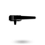 SLIMLINE 2 WINDOW FASTENER SUB-FIX SGLE TONGUE RH BLACK