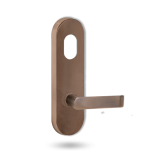 2801 ROUND END PLATE WITH CYLINDER HOLE & 59 LEVER OIL RUBBED BRONZE