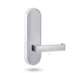 2805 ROUND END PLATE WITH 111 LEVER SATIN CHROME
