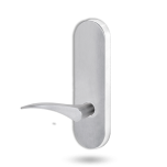 2805 ROUND END PLATE WITH 153 RH LEVER SATIN CHROME