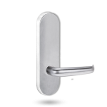 2805 ROUND END PLATE WITH 180 LEVER SATIN CHROME