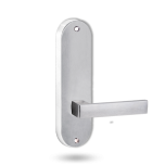 2905 ROUND END PLATE WITH 101 LEVER SATIN CHROME