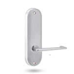 2905 ROUND END PLATE WITH 132 LEVER SATIN CHROME