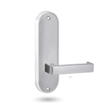 2905 ROUND END PLATE WITH 142 LEVER SATIN CHROME