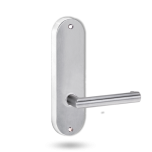 2905 ROUND END PLATE WITH 155 LEVER SATIN CHROME