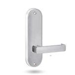2905 ROUND END PLATE WITH 76 LEVER SATIN CHROME