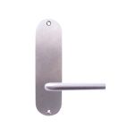 2905 ROUND END PLATE WITH 97 LEVER SATIN CHROME