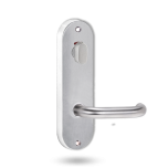 2916 ROUND END PLATE WITH PRIVACY INDICATOR TURN & 70 LEVER SATIN CHROME