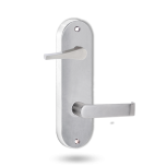 2939 ROUND END PLATE WITH DISABLED TURN & 59 LEVER BRIGHT CHROME