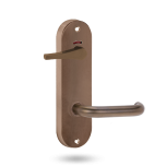 2941 ROUND END PLATE PRIVACY IND DISABLED TURN & 70 LEVER OIL RUBBED BRONZE