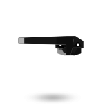 WEDGELESS WINDOW FASTENER FACE FIX LOW PROFILE 6MM FLAP LH BLACK