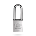 PADLOCK 334 STEEL BODY 45MM MOLYBDENUM SHACKLE 90MM X 8.7MM 6PIN KEY ALIKE - TRADE PACK