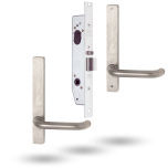 SELECTOR PASSAGE KIT - 23MM INCL FURNITURE LONG FOREND PLATE SATIN CHROME