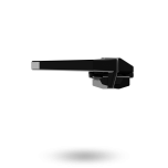 WEDGELESS WINDOW FASTENER SUB-FIX HIGH PROFILE 6MM BASE LH BLACK