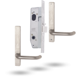 SELECTOR PASSAGE KIT - 38MM INCL FURNITURE LONG FOREND PLATE SATIN CHROME