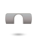 ARIA HELIXSEAL FASTENER COVER SATIN CHROME