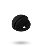 A290 HALF MOON DOOR STOP 43MM ELECTRO BLACK ACE