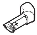 U-HANDLE OR RTD ADAPTER SET OF 2 ITEMS (BATTERY HOLDER END-CAP & DUMMY END-CAP)