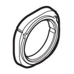 H100 DISTANCE RING FOR INNER DOORS THINNER THAN 35MM - PACK OF 10 PCS