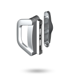 ALBANY ENDEAVOUR D HDL WITH SLIM PULL - BI-PARTING SATIN CHROME