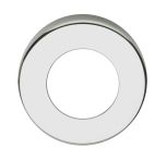VELOCITY 55MM ROUND ROSE TRIM PASSAGE SC - 1 PAIR SATIN CHROME