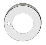 VELOCITY 55MM ROUND ROSE TRIM PRIVACY SC - 1 PAIR SATIN CHROME