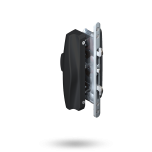 ARIA ENDEAVOUR SBML SLIM PULL WITH FLUSH PLATE - SNIB ONLY BLACK