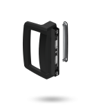 ARIA ENDEAVOUR D HNDL WITH COVER PLATE - BI-PARTING BLACK
