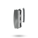 ARIA ENDEAVOUR SLIM PULL WITH COVER PLATE - BI-PARTING SATIN CHROME