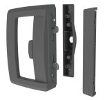 ARIA ENDEAVOUR D HNDL WITH SLIM PULL - SNIB WITH EXT CYL (NOT INCL) BLACK