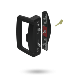 ARIA ENDEAVOUR D HNDL WITH SLIM PULL - SNIB WITH EXT 5PIN CYL BLACK