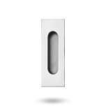 FLUSH PULL ROUND 120MM X 50MM POLISHED STAINLESS STEEL