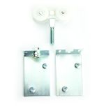 290 HANGER WOOD DOOR 4 WHEEL SIDE PLATE NYLON