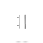 141 ENTRANCE HANDLES WITH 300MM CENTRES STAINLESS STEEL