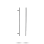 141 ENTRANCE HANDLES WITH 600MM CENTRES STAINLESS STEEL