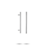 142 ENTRANCE HANDLES WITH 450MM CENTRES STAINLESS STEEL