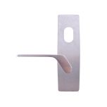 EXT SQ END PLATE - CYLINDER AND LEVER 41 RH SATIN CHROME