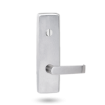 EXT SQ END PLATE - EMERGENCY TURN AND LEVER 59 SATIN CHROME