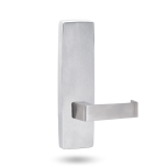 EXT SQ END PLATE - LEVER 90 ONLY BRIGHT CHROME