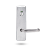 EXT SQ END PLATE - PRIVACY INDICATING EMERGENCY TURN WITH LEVER 70 BRIGHT CHROME