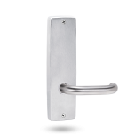 INT SQ END PLATE - FIXED LEVER 70 ONLY SATIN CHROME