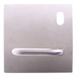 200 EXTERIOR PLATE WITH CYLINDER HOLE & 96 LEVER RH STAINLESS STEEL