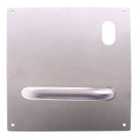 201 INTERIOR PLATE WITH CYLINDER HOLE & 96 LEVER RH STAINLESS STEEL