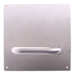 201 INTERIOR PLATE WITH 96 LEVER RH NATURAL ANODISED ALUMINIUM