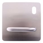 202 EXTERIOR PLATE WITH CYLINDER HOLE & 96 LEVER RH STAINLESS STEEL