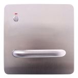 EXT PLATE w/ PRI IND & LVR STAINLESS STEEL