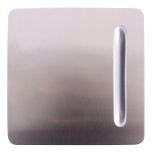 EXT PLATE WITH D PULL NATURAL ANODISED ALUMINIUM