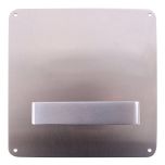 INT PLAIN PLATE & LEVER STAINLESS STEEL