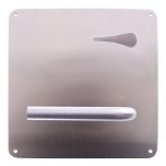 INT PLATE DISABLE TURN & LEVER STAINLESS STEEL