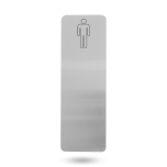 EXT 10MM RADIUS CNR PUSH - MALE SYMBOL STAINLESS STEEL